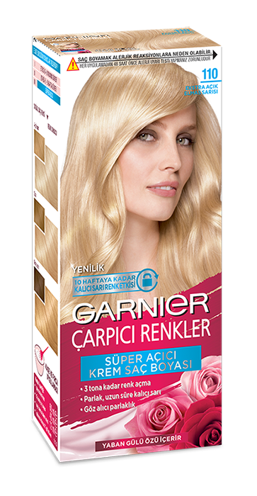 Garnier çarpıcı renkler ekstra açık elmas sarısı saç boyası