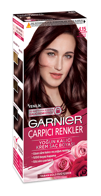 Garnier color naturals buzlu kestane saç boyası