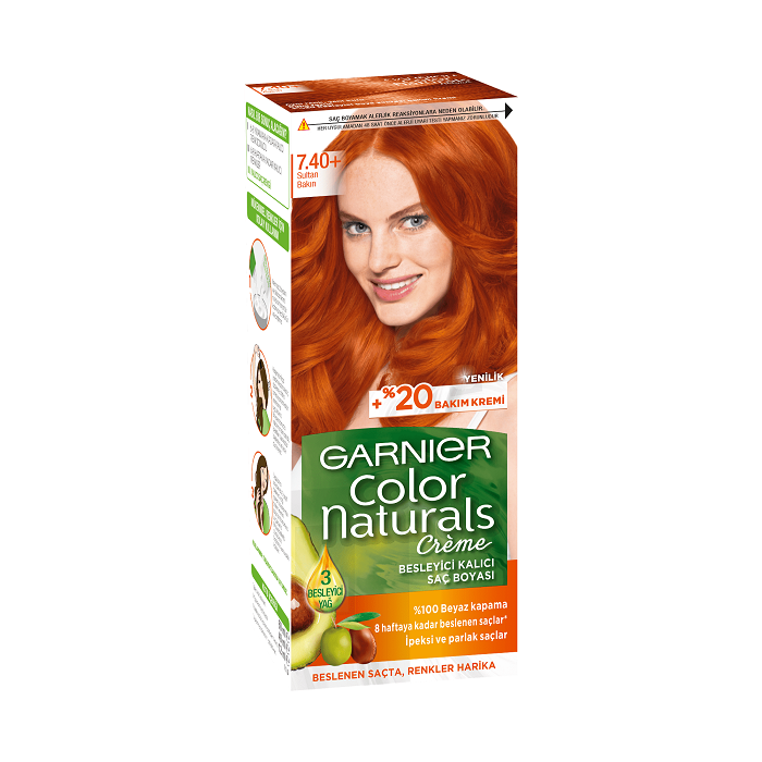 Garnier color naturals sultan bakırı saç boyası