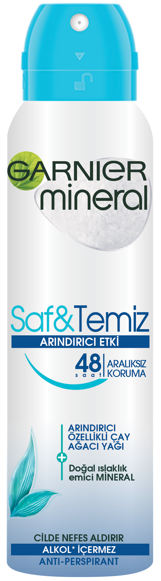 Garnier mineral saf ve temiz sprey deodorant