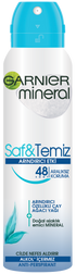 Garnier mineral saf ve temiz sprey deodorant