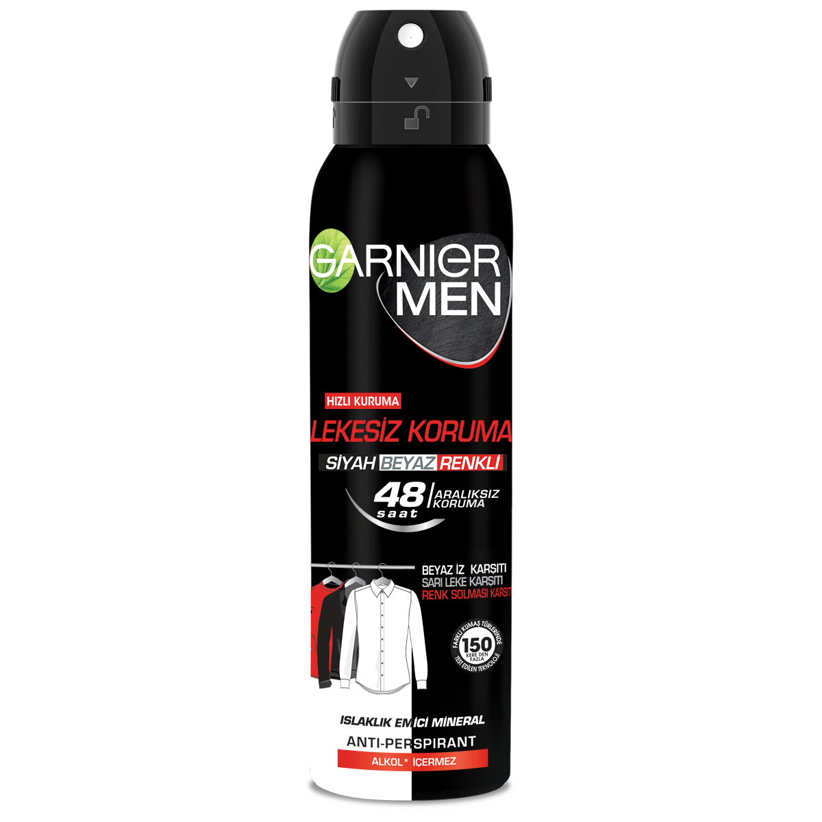 Garnier men lekesiz koruma sprey deodorant