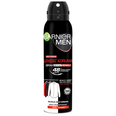 Garnier men lekesiz koruma sprey deodorant