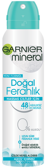 Garnier mineral doğal ferahlık sprey deodorant