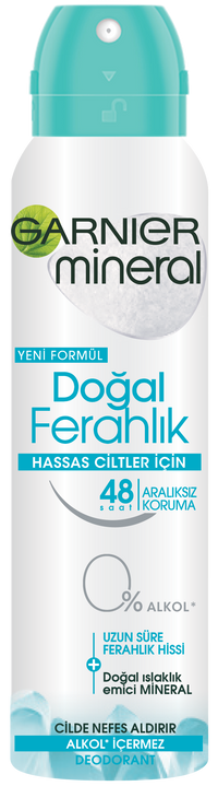 Garnier mineral doğal ferahlık sprey deodorant