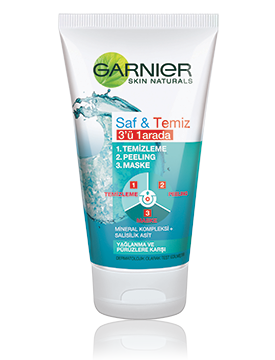 Garnier Saf ve Temiz 3ü 1 Arada Temizleme Jeli