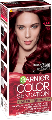 Garnier Color Sensation 4.60 Yoğun Koyu Kızıl Saç Boyası