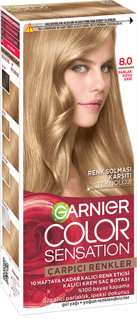 Garnier Color Sensation 8.0 Parlak Koyu Sarı Saç Boyası