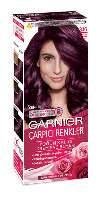 Garnier çarpıcı renkler yoğun küllü kızıl saç boyası