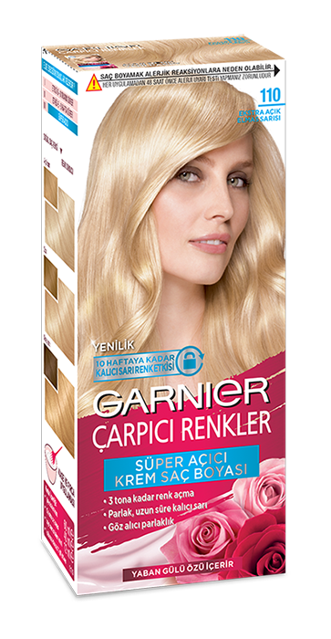Garnier çarpıcı renkler ekstra açık elmas sarısı saç boyası
