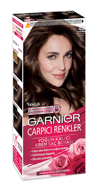 Garnier çarpıcı renkler yoğun kahve saç boyası