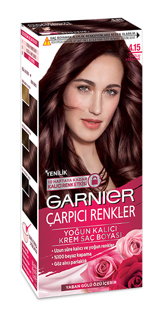 Garnier color naturals buzlu kestane saç boyası