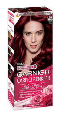 Garnier çarpıcı renkler yoğun koyu kızıl saç boyası
