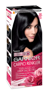 Garnier çarpıcı renkler ekstra yoğun siyah saç boyası