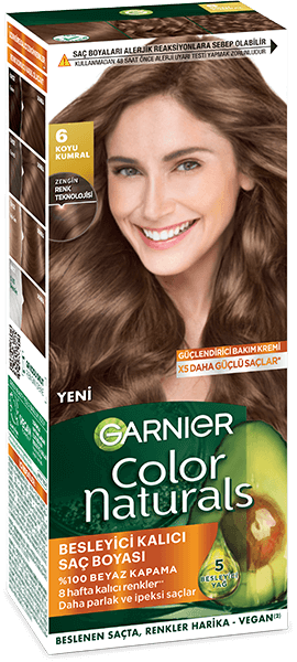 Garnier Color Naturals 6 Koyu Kumral Saç Boyası