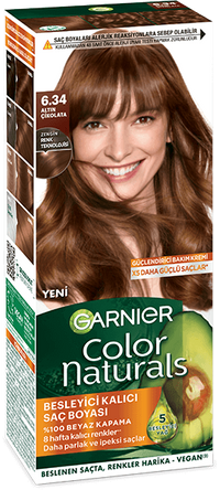 Garnier Color Naturals 6.34 Altın Çikolata Saç Boyası