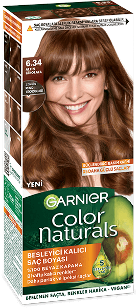 Garnier Color Naturals 6.34 Altın Çikolata Saç Boyası