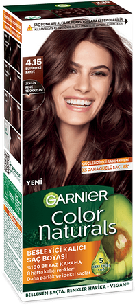 Garnier Color Naturals 4.15 Büyüleyici Kahve Saç Boyası