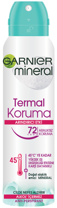 Garnier mineral termal koruma sprey deodorant