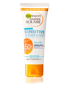 garnier ambre solaire yüz güneş kremi spf 50+