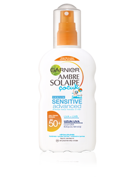garnier ambre solaire spf 50 + çocuk güneş koruyucu hassas cilt