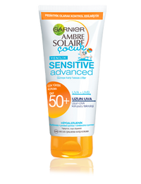 garnier ambre solaire spf 50 + çocuk güneş sütü hassas cilt